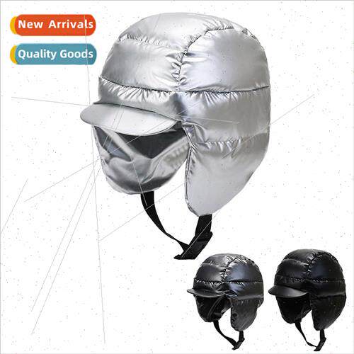 Hat men winter outdoor riding warm cold cap cotton winter wi