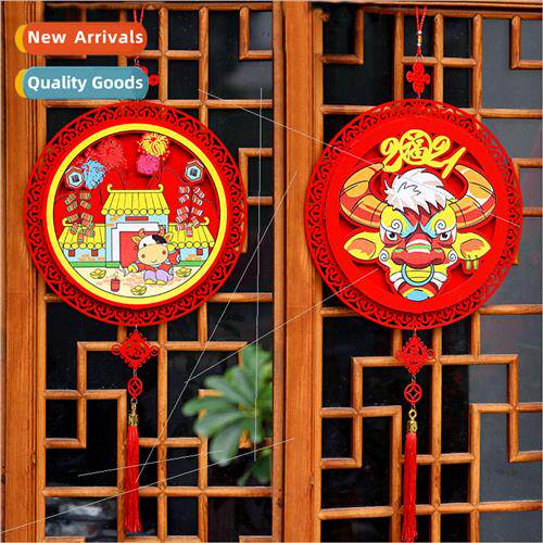 Chinese knot wall hanging living room large Chinese characte