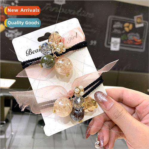 Korea imation crystal headbfemale simple Korea ins cute leat