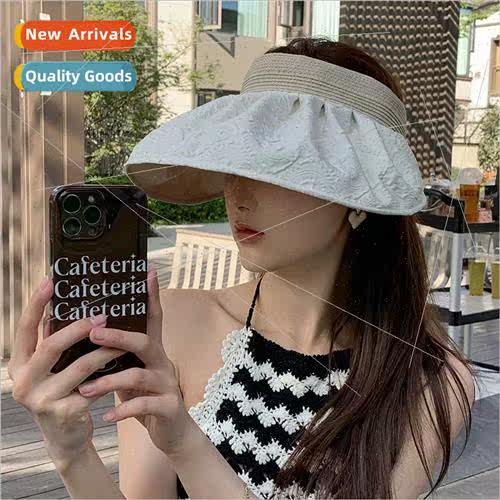 Summer sunscreen hat female  large brim anti-ultraviolet hol