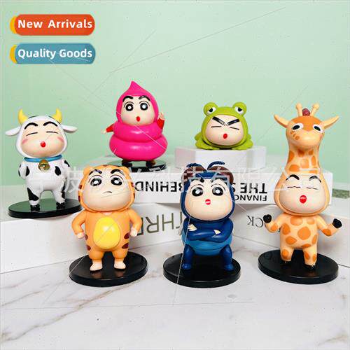 6 Crayon Shin-chan cross-dressing cos giraffe frog cow carto