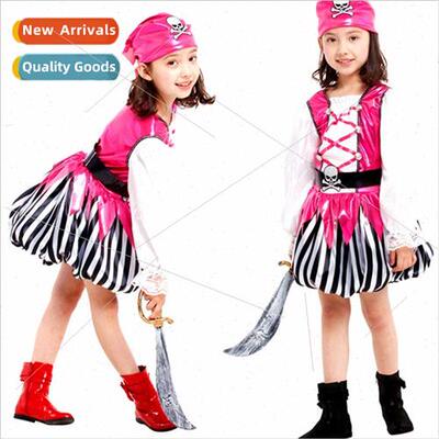 Halloween childrens permance costumes Pirate character dress