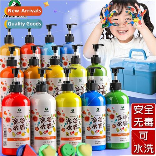 500ml gouache paint kindergarten children -toxic whe washabl