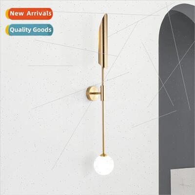 -modern light luxury gold wall lamp designer model house liv