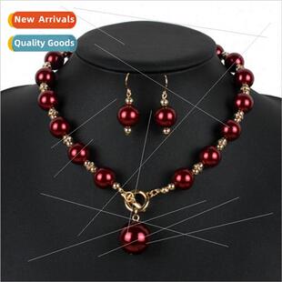 New Fashion Pearl Necklace Adjustable Around Neck Necklace M