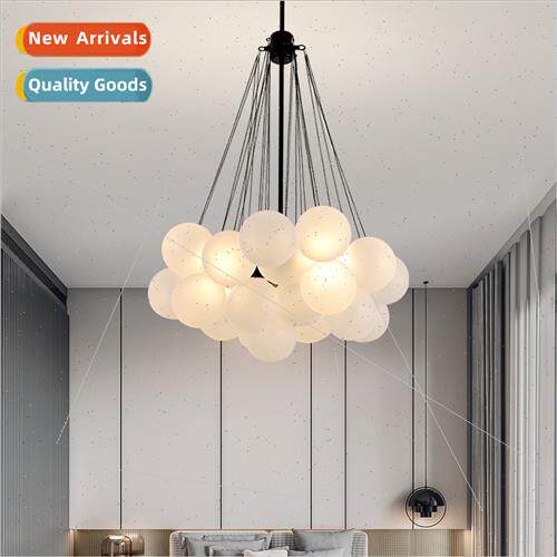 Molecular light luxury chandelier modern simple living room