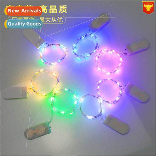 led copper wire light string button light 2032 battery chris
