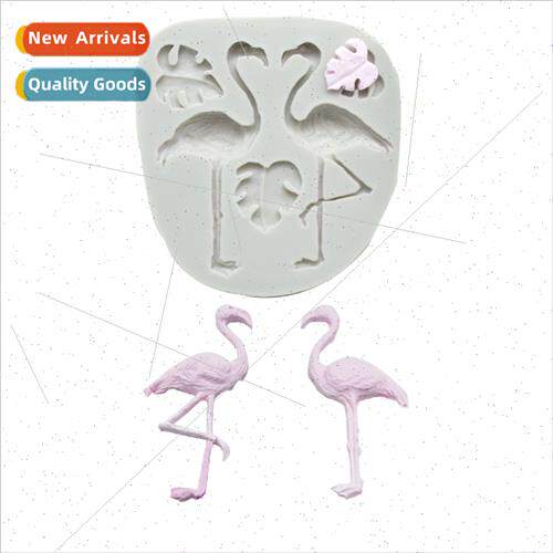 DIY Baking Flamingo Turtle Leaf Cake Chocolate Fondant Mould