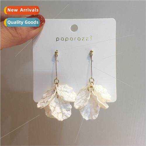 petal earrings 2020 new tide s925 silver needle earrings fem