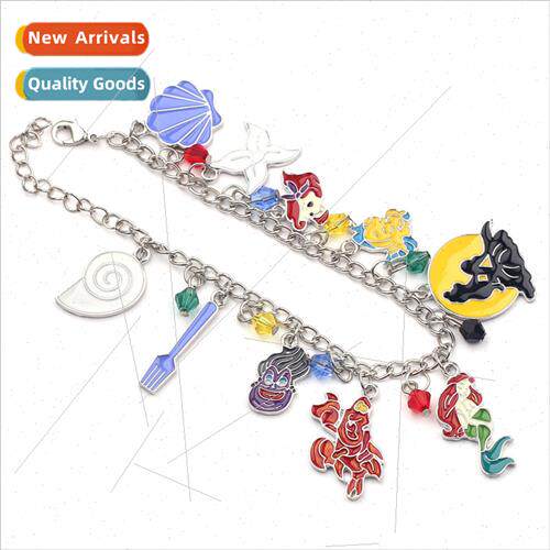 Hot American drama  Mermaid bracelet Alloy oil drop combinat