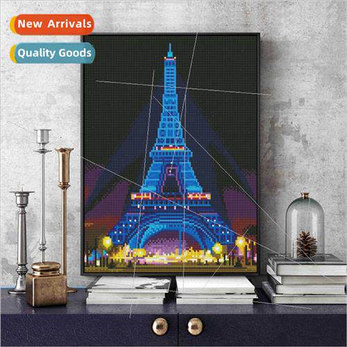 Saint Mary point diamond painting living room small handmade