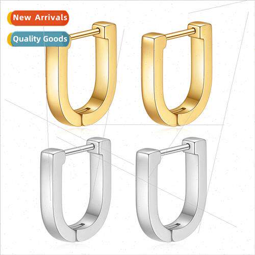 Geometric men women universal nd earrings simple cold wind e