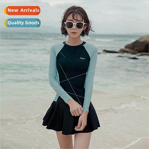 New even swimsu female Korea sexy skirt beach spa flat angle