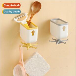 claw degre plastic 360 kchen hooks rack rotating adhesive