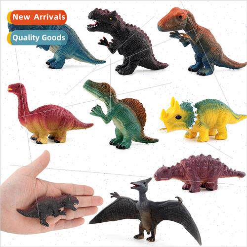 model 6 mini triceratops pterodactyl plastic educational toy