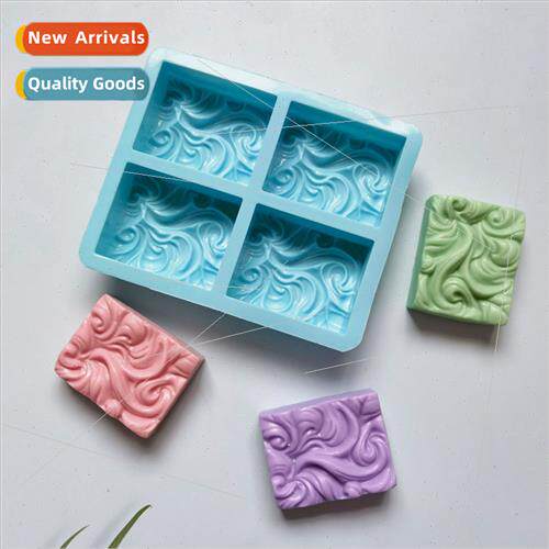 4-wave wave soap 207 chocolate cake pudding dessert mold soa