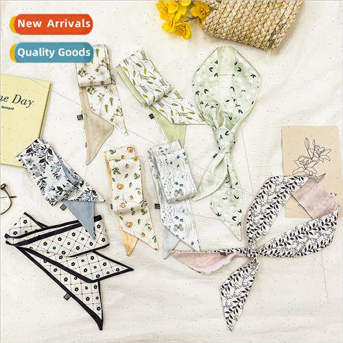 2023 new French scarf hair ribbon hair bhair rope female ret