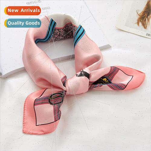 2020 Spring Autumn new Japan Korea silk square scarf decorat
