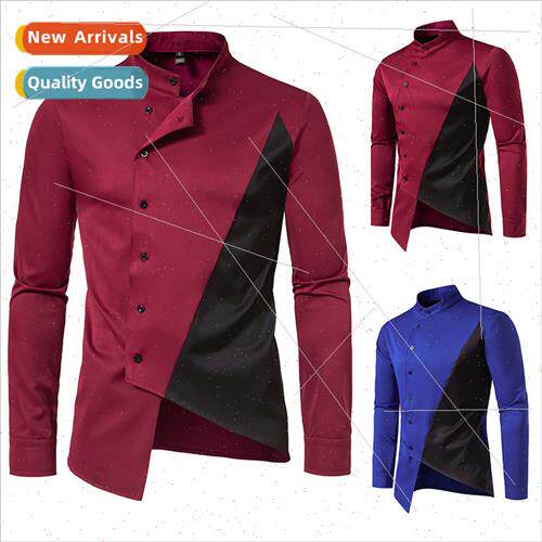 2023 new spring autumn men Europe size fashion nd irregular