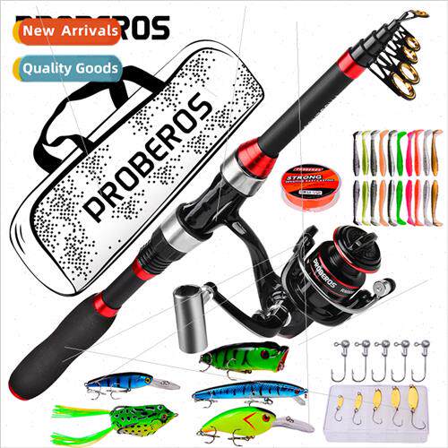a sea rod set long casting spinning wheel fishing tackle bag