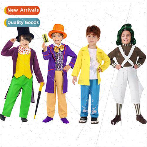 Charlie and Chocolate Halloween Willy Wonka Opal cosplay cos