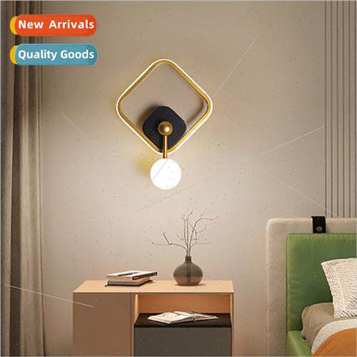 Bedside wall lamp modern simple creative living room backgro