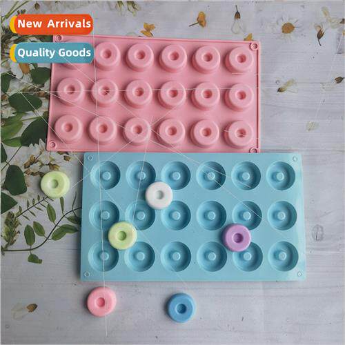 licone 18 doughnuts chocolate DIY cake ice cookies pastry hb