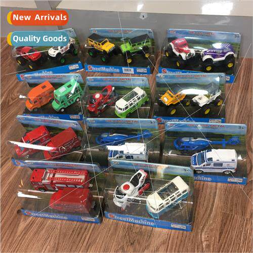 Toy car Alloy car model police car airplane truck 1 set 2 on