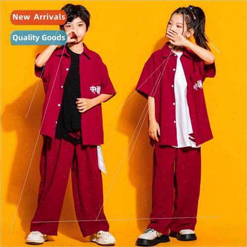 Childrens Set Dance  Clothing Permance Costume Boys Su hipho