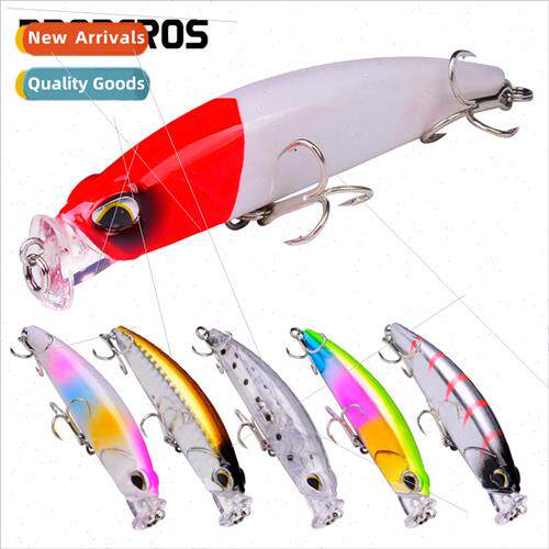 Proberos Floating Minnow New re Wh Blood Groove Hook 10.5g/8