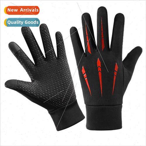 New gloves men women fall winter warm padded touch screen fu