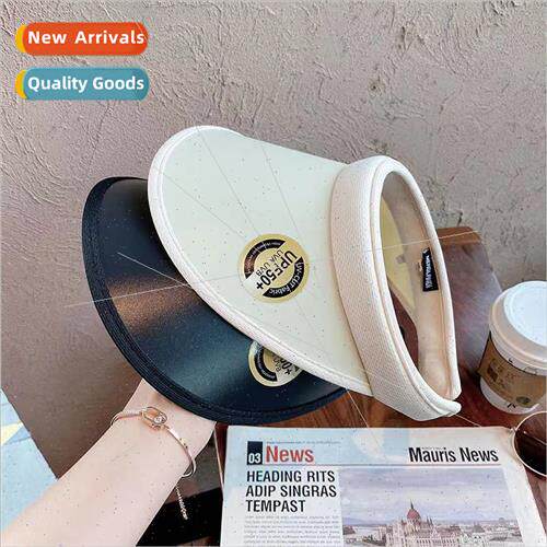 Sun hat Korea UV anti-ultraviolet hollow top hat outdoor tra