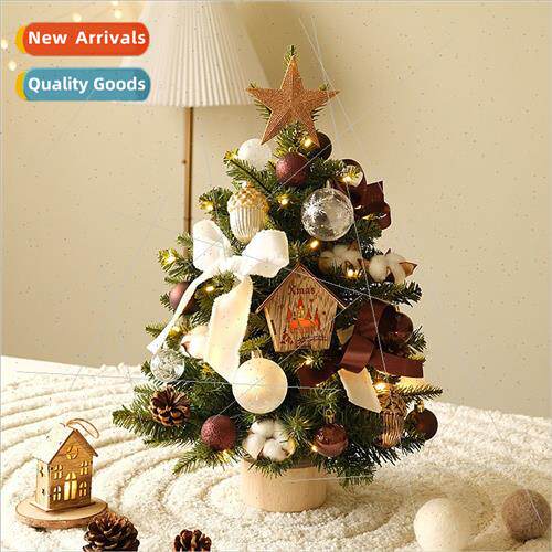 New Christmas e home mini desktop ornament flocking INS Kore