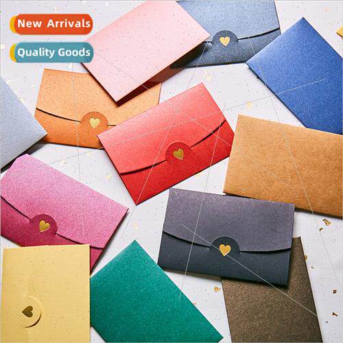 20pcs Western style colored envelope pearl paper Love hot