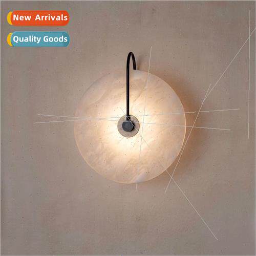 mple light luxury Yunshi wall lamp aisle corridor bedside la