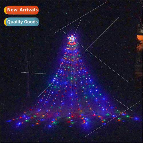 LED Christmas Decoration Pentagram Waterfall ghts Christmas