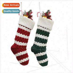 Knted Christmas Bags Socks Large Decoration
