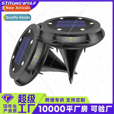 New solar LED buried lights outdoor waterproplastic garden d