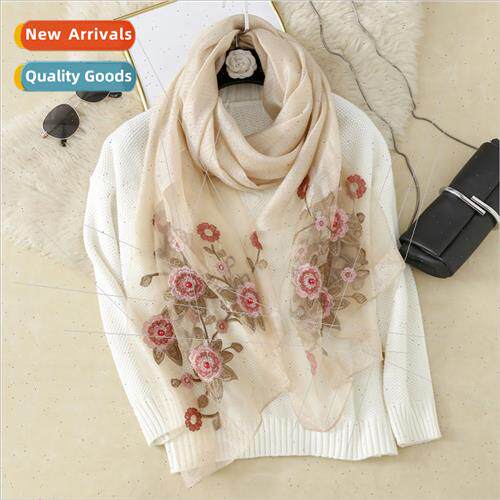 Europe Uned States mulberry silk silk scarf ladies four seas