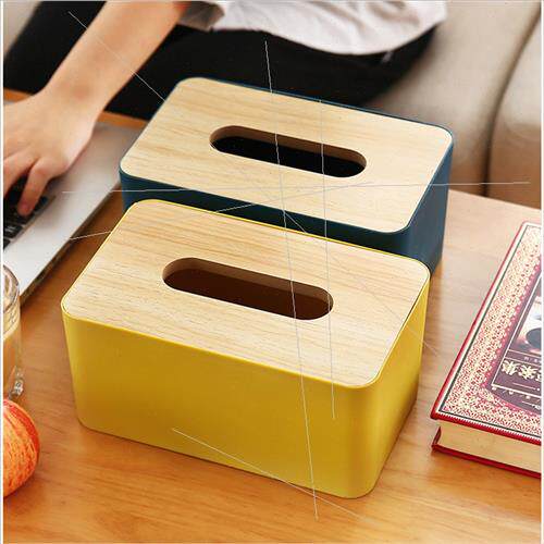 mple paper towel box wooden cover drawer box living room rem