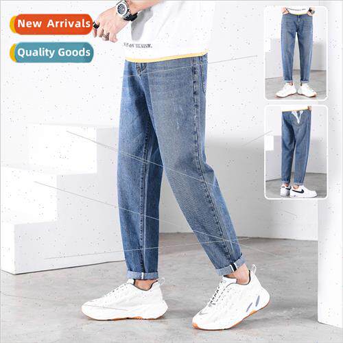 jeans men loose men nine-minute jeans sub 2022 hundred jeans
