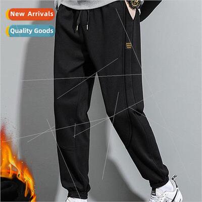 New men tide loose drawstring trousers students ins casual t
