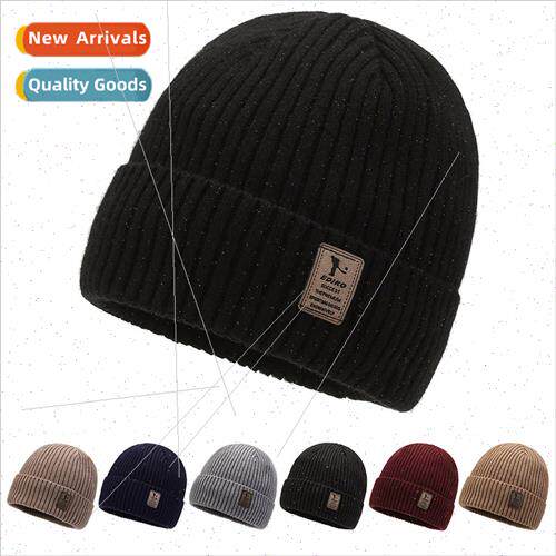 New fall winter men knted cap cold padded hat youth fashion