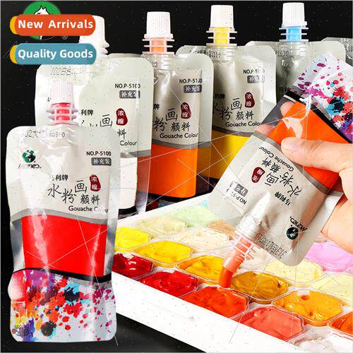 Concentrated Gouache Paint Bag Refill Commonly Used 12 Color