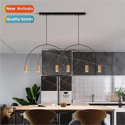 Scandinavian dining room living room chandelier simple light
