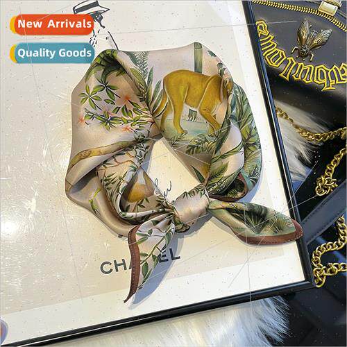 fall winter mulberry silk silk small square scarf female sil