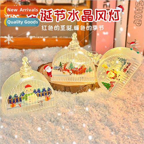 Christmas decorations crystal small wind lamp LED luminous C
