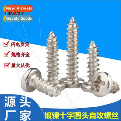 cross recessed round head tapping screws PA pan head pointed