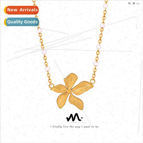 Europe ancient simple niche new tanium steel flowers drop oi