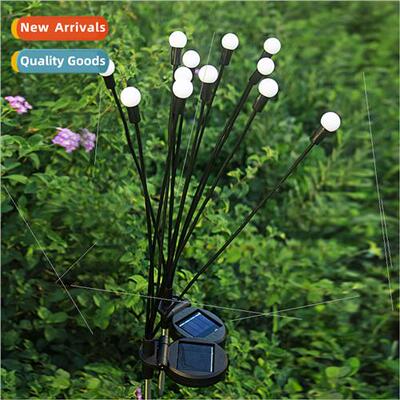 Solar Firefly LED Orb Ground Plug ghts Dynamic Swinging Tree